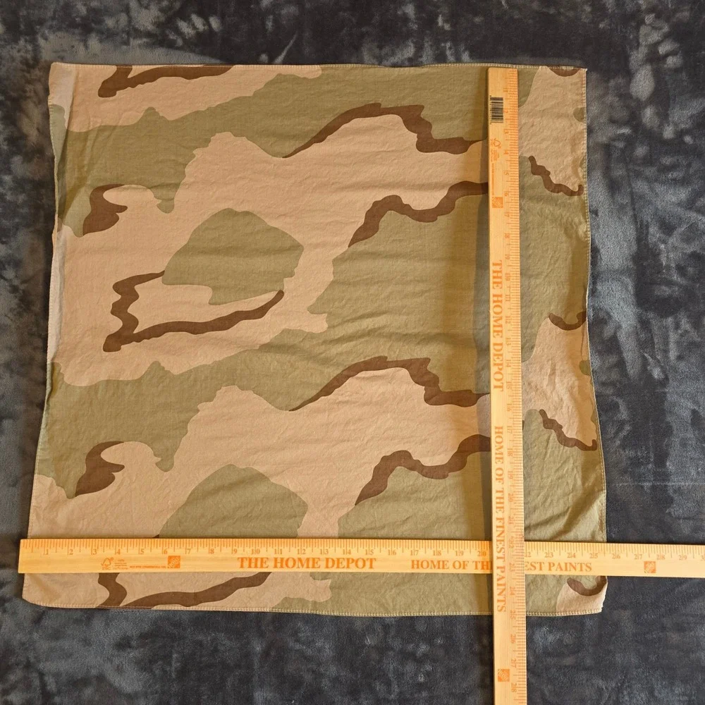 Vintage 90s Military Surplus Desert Camo Bandana 3 Color DCU Tactical Headwrap